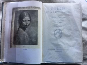 Image of a copy of Poems by a Little Girl, published 1920