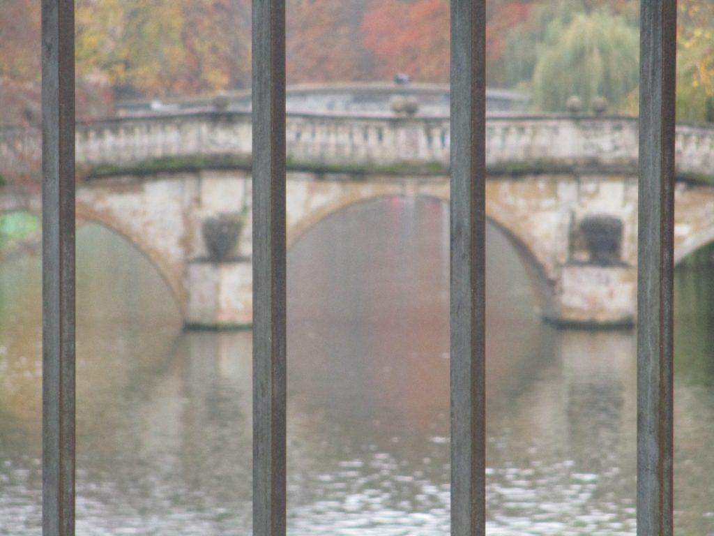 Railings of Garrett Hostel Bridge Cambridge