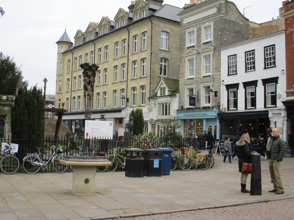 Photograph of Great St Mary's Passgae, Cambridge 2019