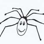 Cartoon spider illustration